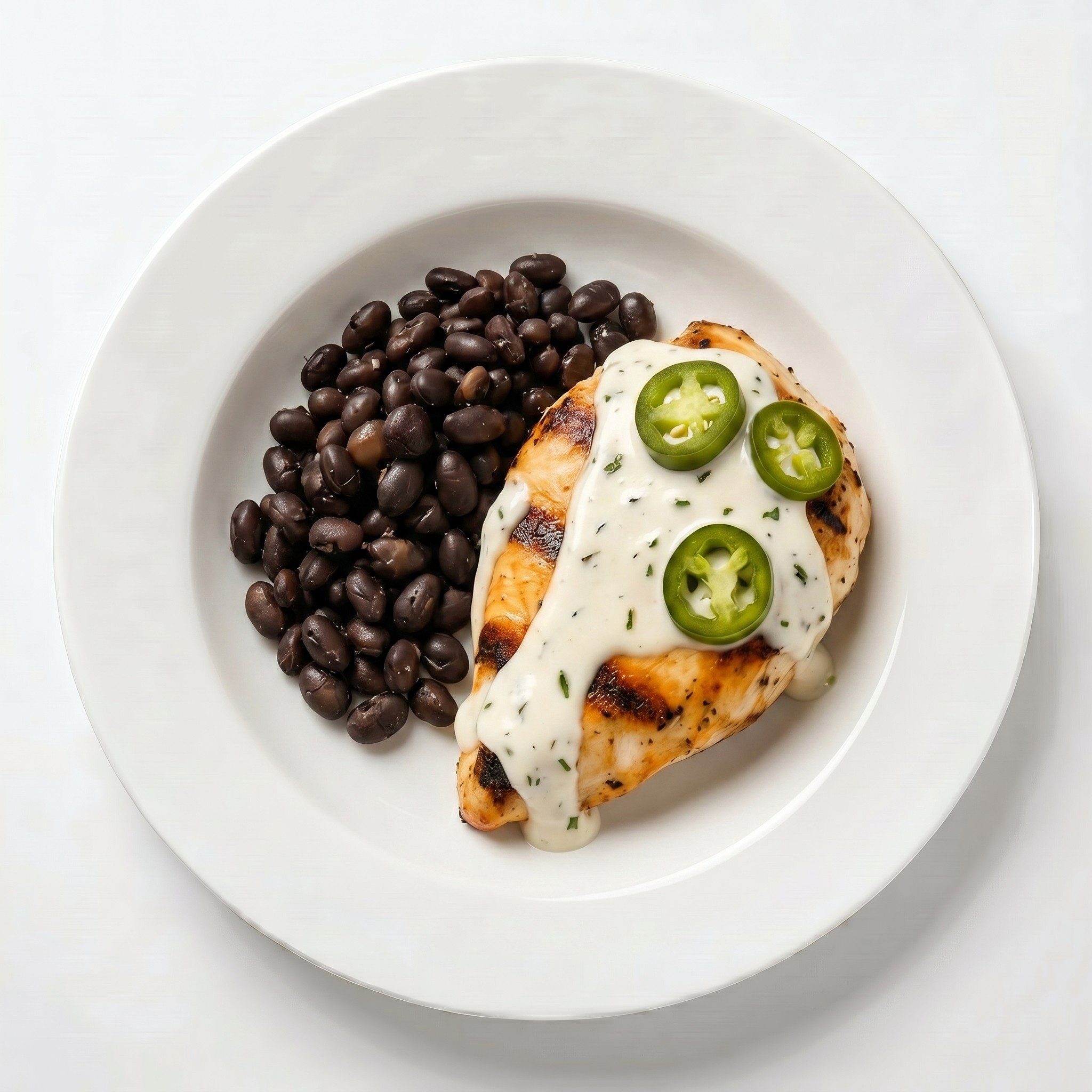 Pollo con Rajas (Chicken with Poblano Peppers).