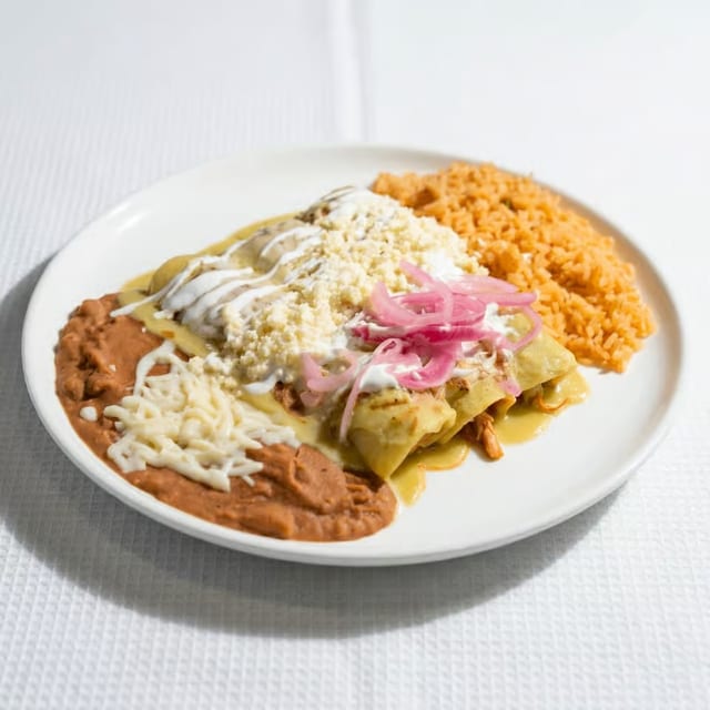 Enchiladas Suizas.