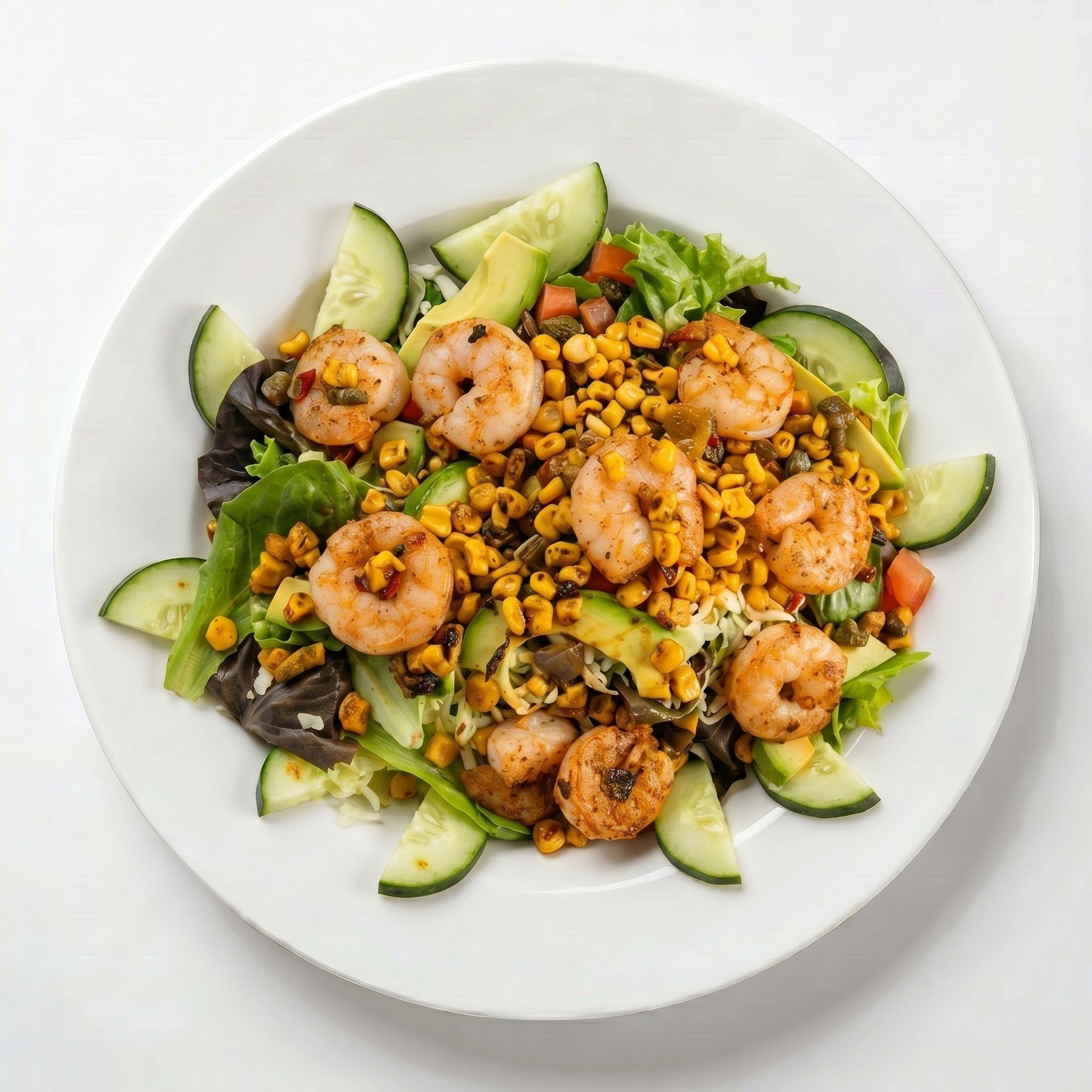 L - Shrimp Salad.