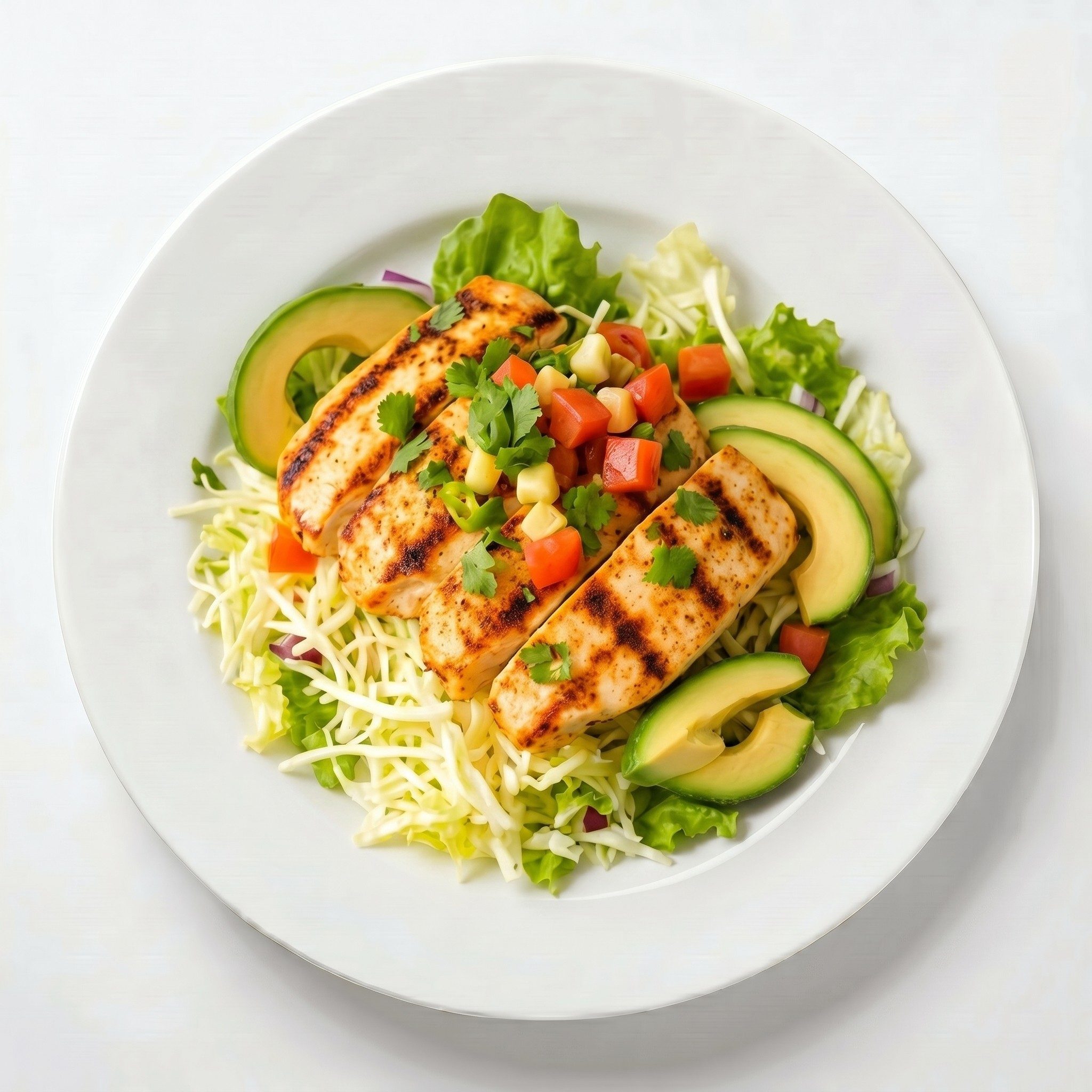 Chicken Fajita Salad.