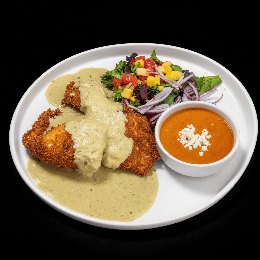 Milanesa Suiza (Swiss Milanese).