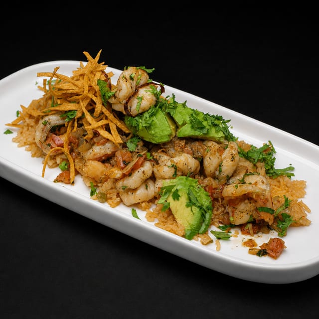 Camarones al Mojo de Ajo (Shrimp in Garlic Sauce).