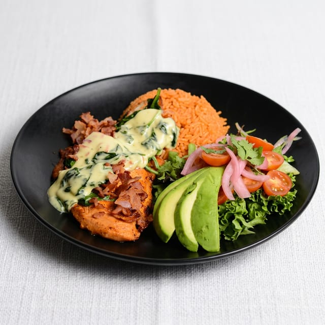 Chicken Spinach.