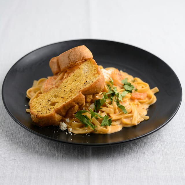 Pasta de Chipotle con Camarón.