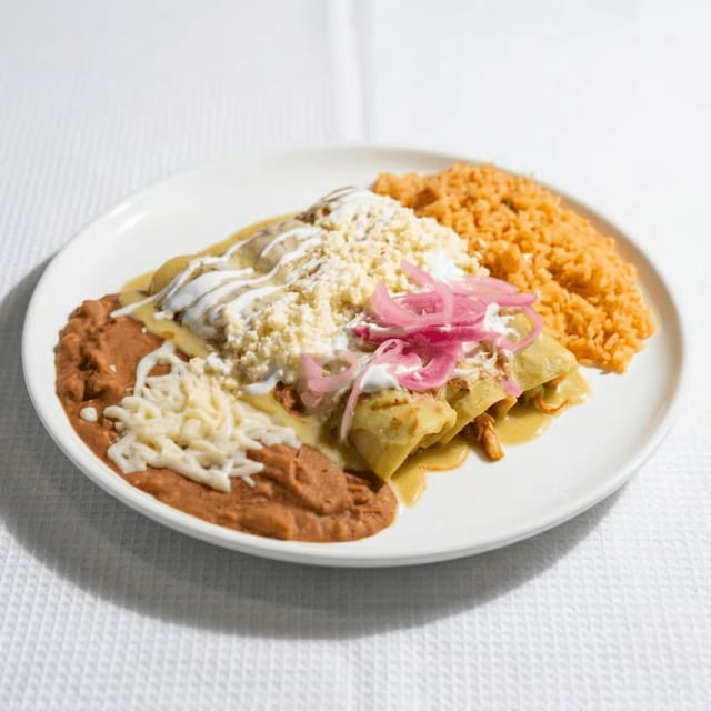 Enchiladas Suizas.
