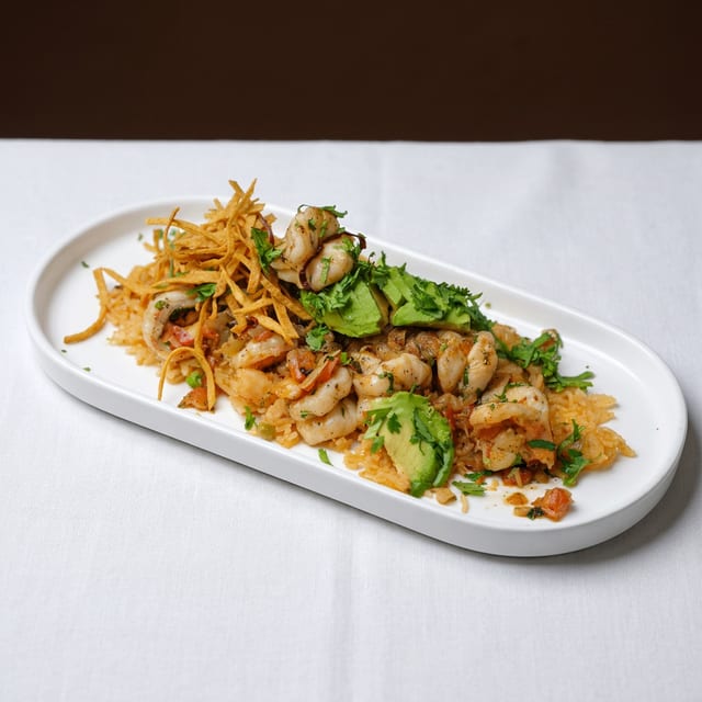 Camarones al Mojo de Ajo (Shrimp in Garlic Sauce).