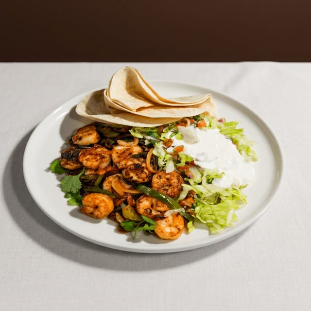 Jumbo Shrimp Fajitas.