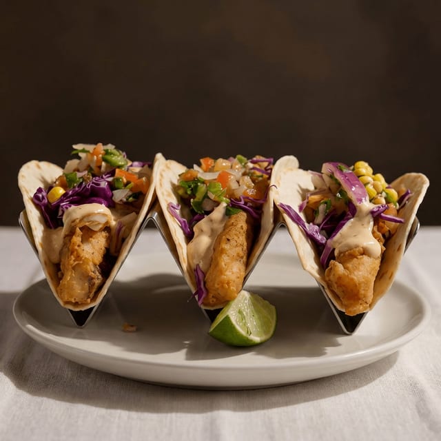 Baja Fish Tacos.