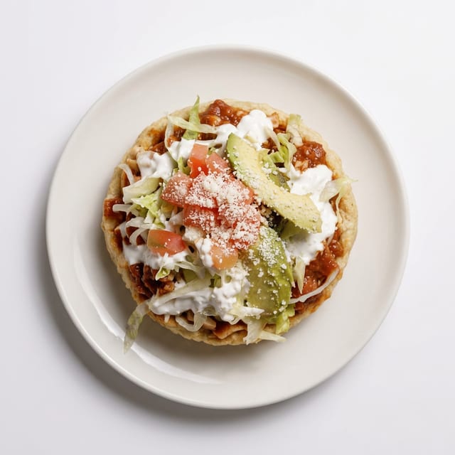Sopes Mexas (Mexican Corn Cakes).