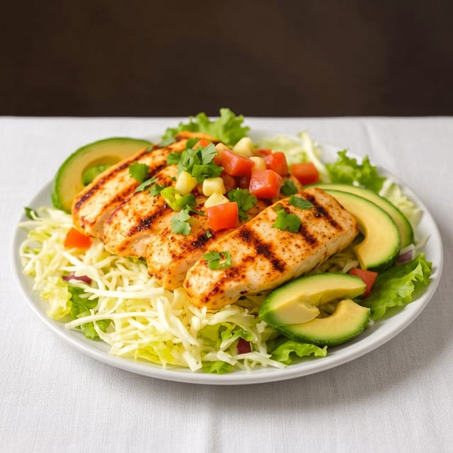 Chicken Fajita Salad.