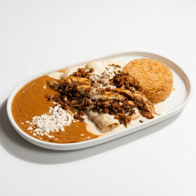 Enchiladas Chori Pollo.