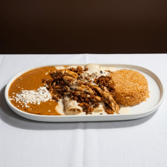 Enchiladas Chori Pollo.