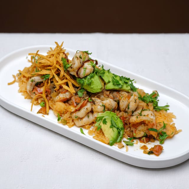 Camarones al Mojo de Ajo (Shrimp in Garlic Sauce).