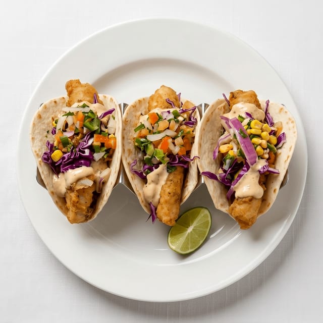 Baja Fish Tacos.