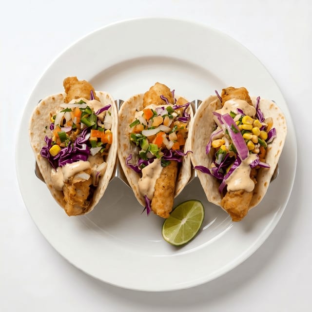 Baja Fish Tacos.