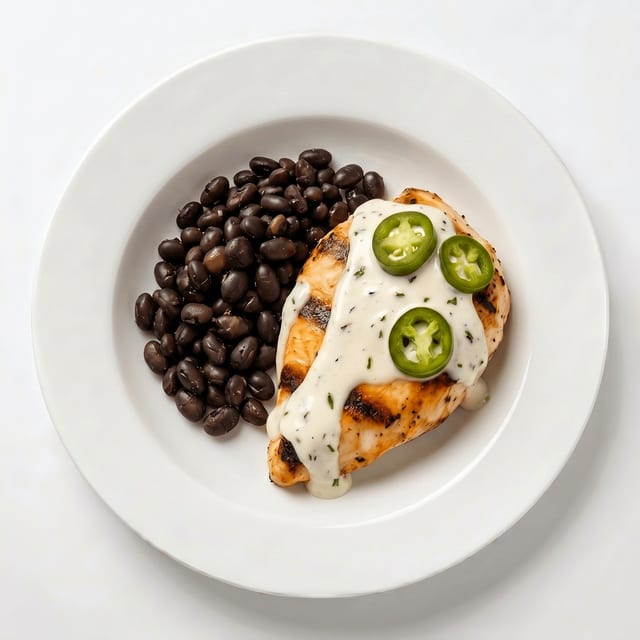 Pollo con Rajas (Chicken with Poblano Peppers).
