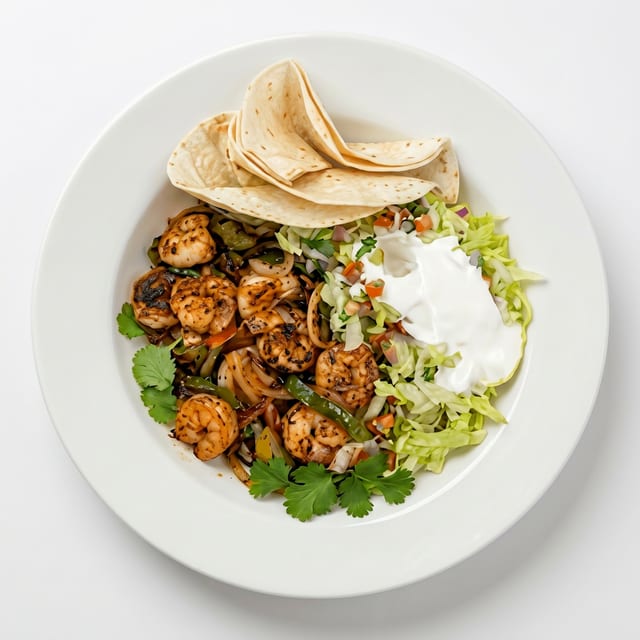 Shrimp Fajitas.