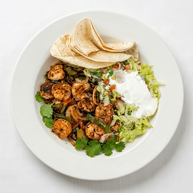 Shrimp Fajitas.