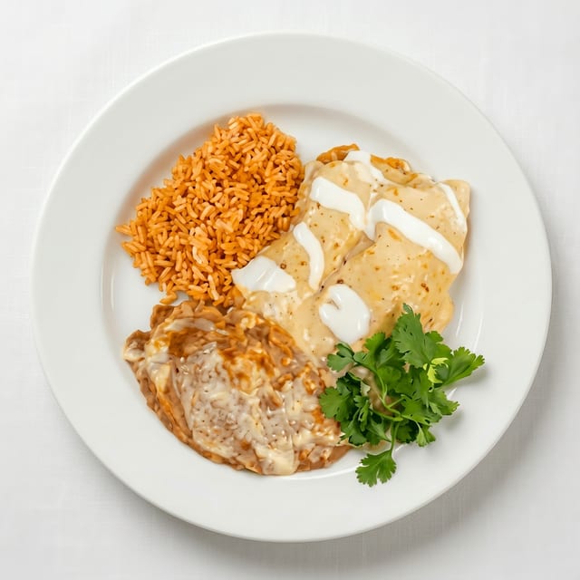 Enchiladas Suizas (Swiss Enchiladas).