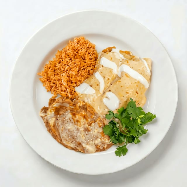 Enchiladas Suizas (Swiss Enchiladas).
