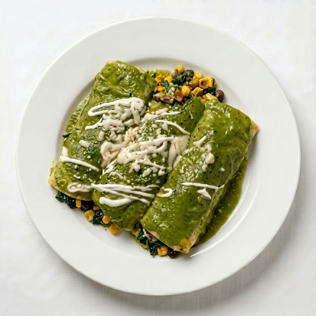 Enchiladas Vegetarian.