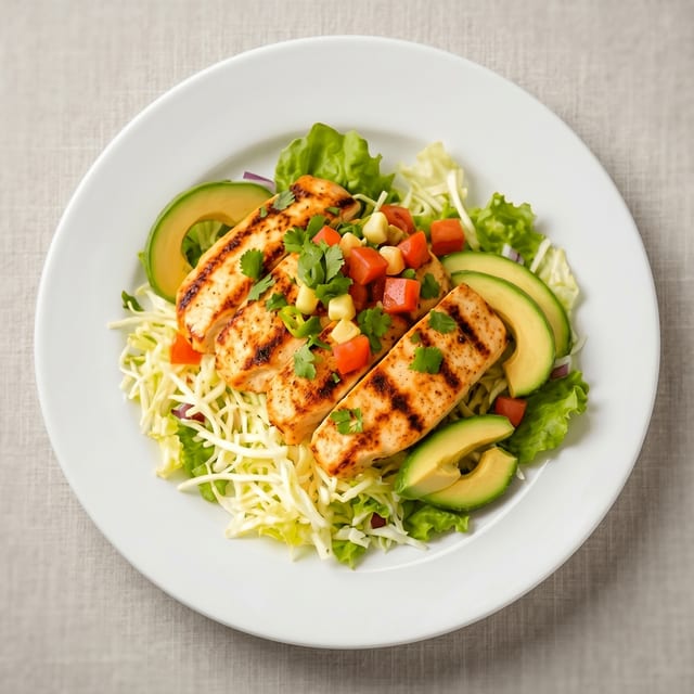 Chicken Fajita Salad.