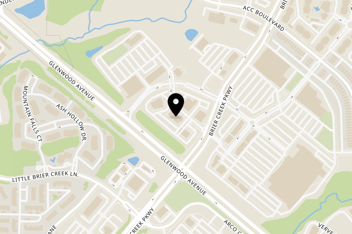 Map showing the location of San Jose Mexican Restaurant Brier Creek on 7961 Skyland Ridge Pkwy in Raleigh